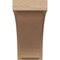 Ekena Millwork 8"W x 16"D x 16"H Classic Helena Rough Cedar Woodgrain TimberThane Corbel, Primed Tan CORUR08X16X16HELRCPR - alternate 2